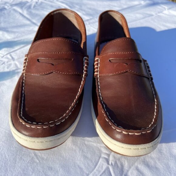 Cole Haan Men's Leather Brown Penny Loafer Size 8.5M - Picture 2 of 6